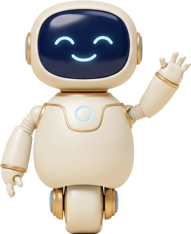 Jarvis, the A1Ai AI assistant, waving hello
